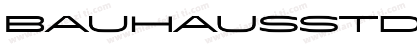 bauhausstd ITC字体转换